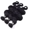 Luxury Jet Black Body Wave #1 Peruvian Virgin Human Hair Extensions 7A Weave