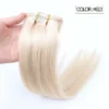 Luxury Clip In Human Hair Extensions #613 Bleach Blonde Remy Straight 7pcs 100g