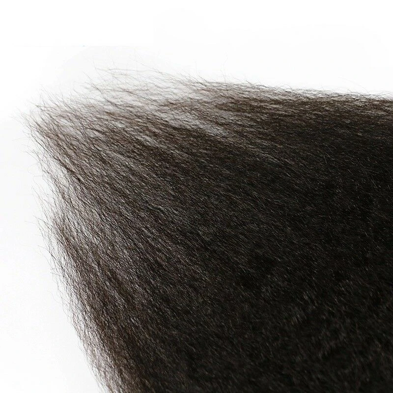 Luxury Brazilian Clip In Kinky Straight Virgin Human Hair Extensions 7pcs 120g - Image 5