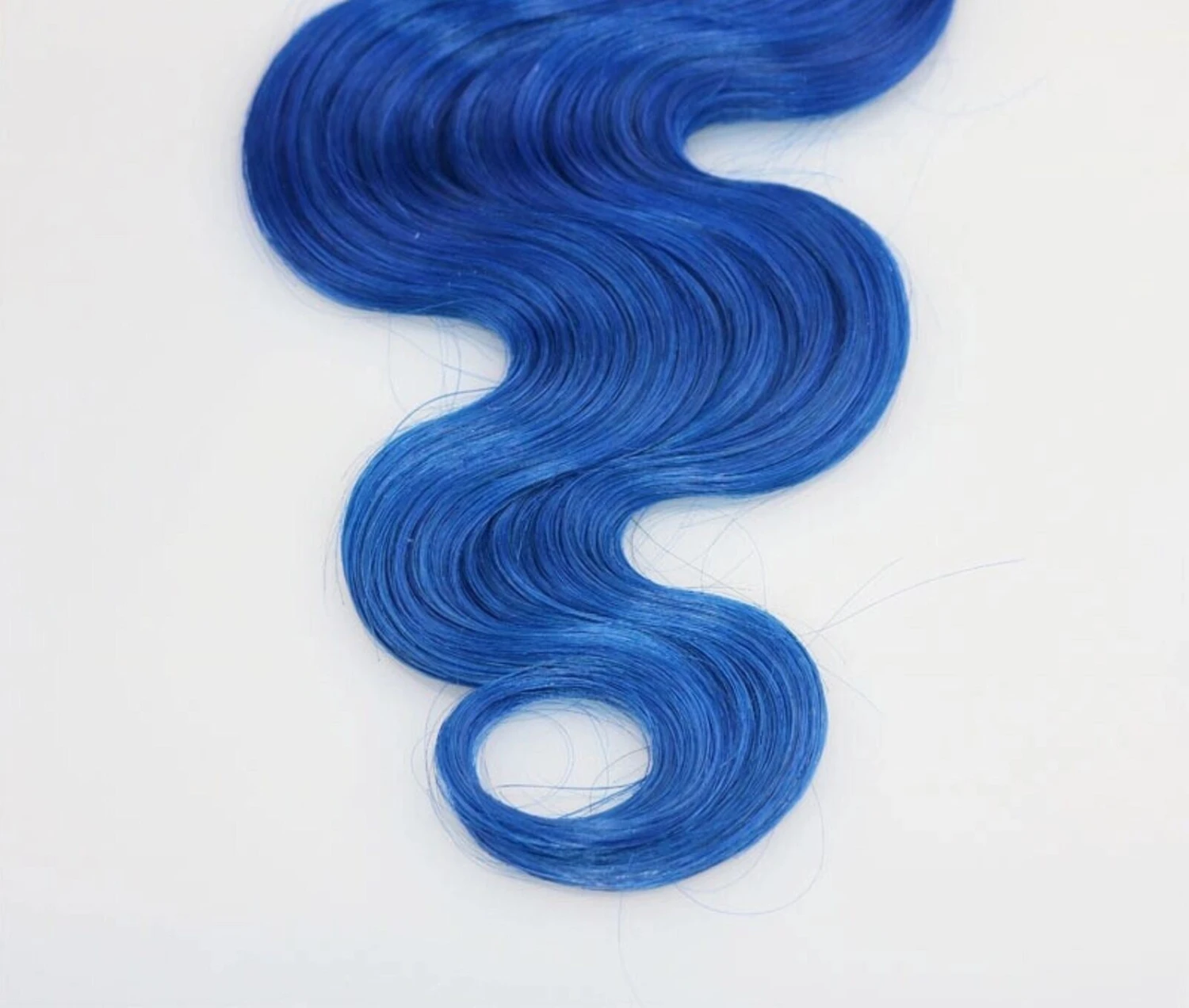 Luxury Dark Roots Blue Body Wave Brazilian Ombre Virgin Human Hair Extensions - Image 4