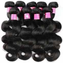 Luxury Brazilian 900g Body Wave/Silky Straight Human Virgin Hair Extensions