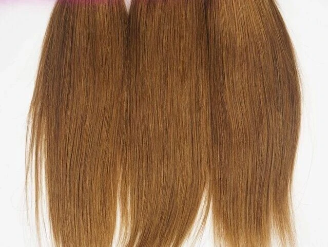 Luxury Silky Straight Brazilian Light Brown #8 Virgin Human 7A Hair Extensions - Image 5