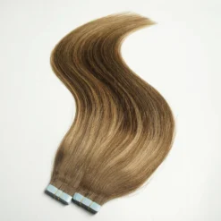 Luxury Tape In Human Hair Extensions #4/27 Balayage Ombre Straight 40pcs 100g