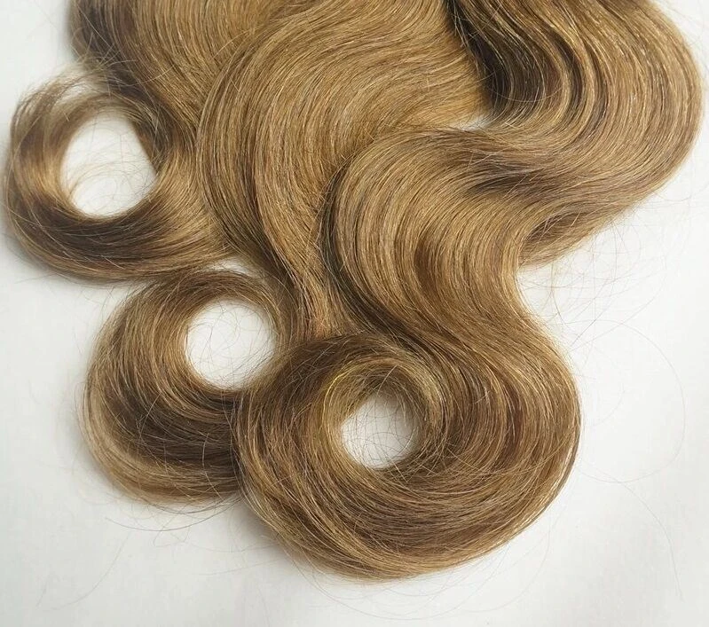 Luxury Body Wave Peruvian Light Brown #8 Virgin Human 7A Hair Extensions Weave - Image 10