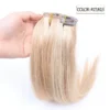 Luxury Clip In Human Hair Extensions #27/613 Balayage Ombre Remy 7pcs 100g