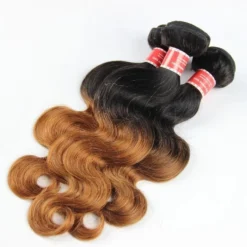 Luxury Body Wave Brazilian Auburn #30 Ombre Virgin Human Hair Extensions