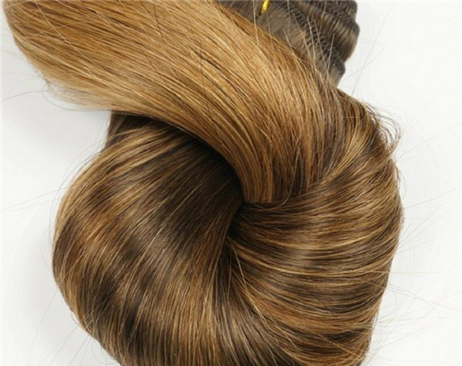 Luxury Tape In Human Hair Extensions #2/8 Balayage Ombre Brown 40pcs 100g - Image 3
