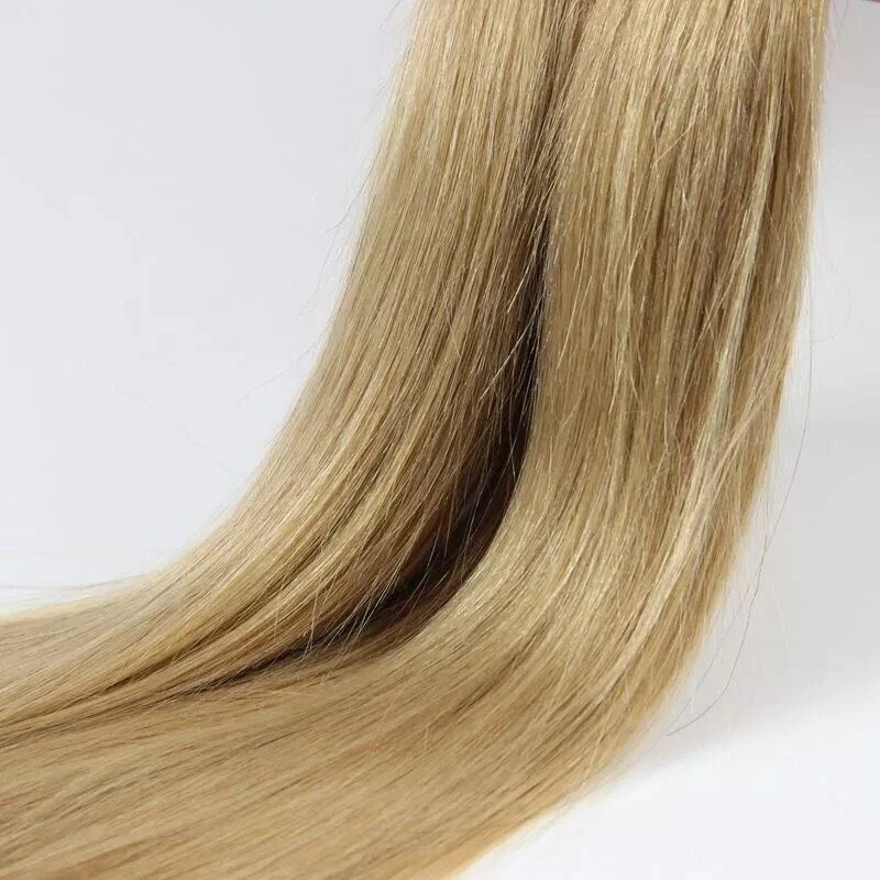 Luxury Peruvian Silky Straight Honey Blonde #27 Virgin Human Hair Extensions - Image 4