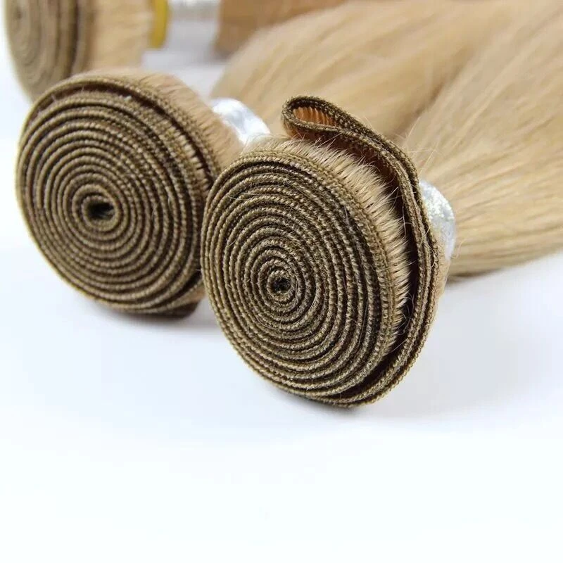 Luxury Peruvian Silky Straight Honey Blonde #27 Virgin Human Hair Extensions - Image 5