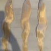 Luxury READY TO SHIP 24” 24” 24” Platinum Blonde #613 Human Hair Extensions