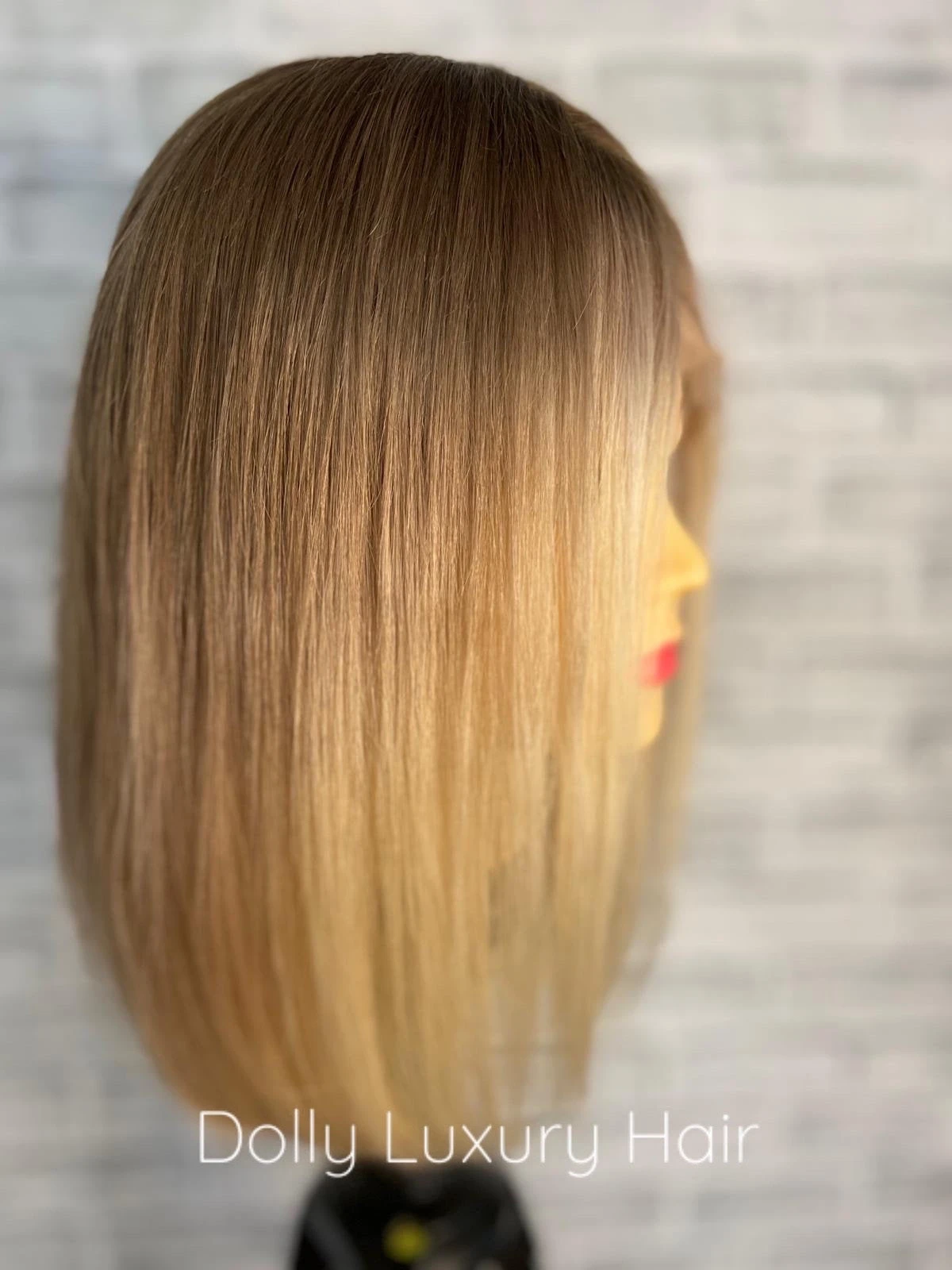 ELIANA | Luxe Golden Blonde Balayage Human Hair Swiss 13x4 Lace Front Glueless WigBleached Knots Transparent Lace Full Lace Upgrade Available - Image 4