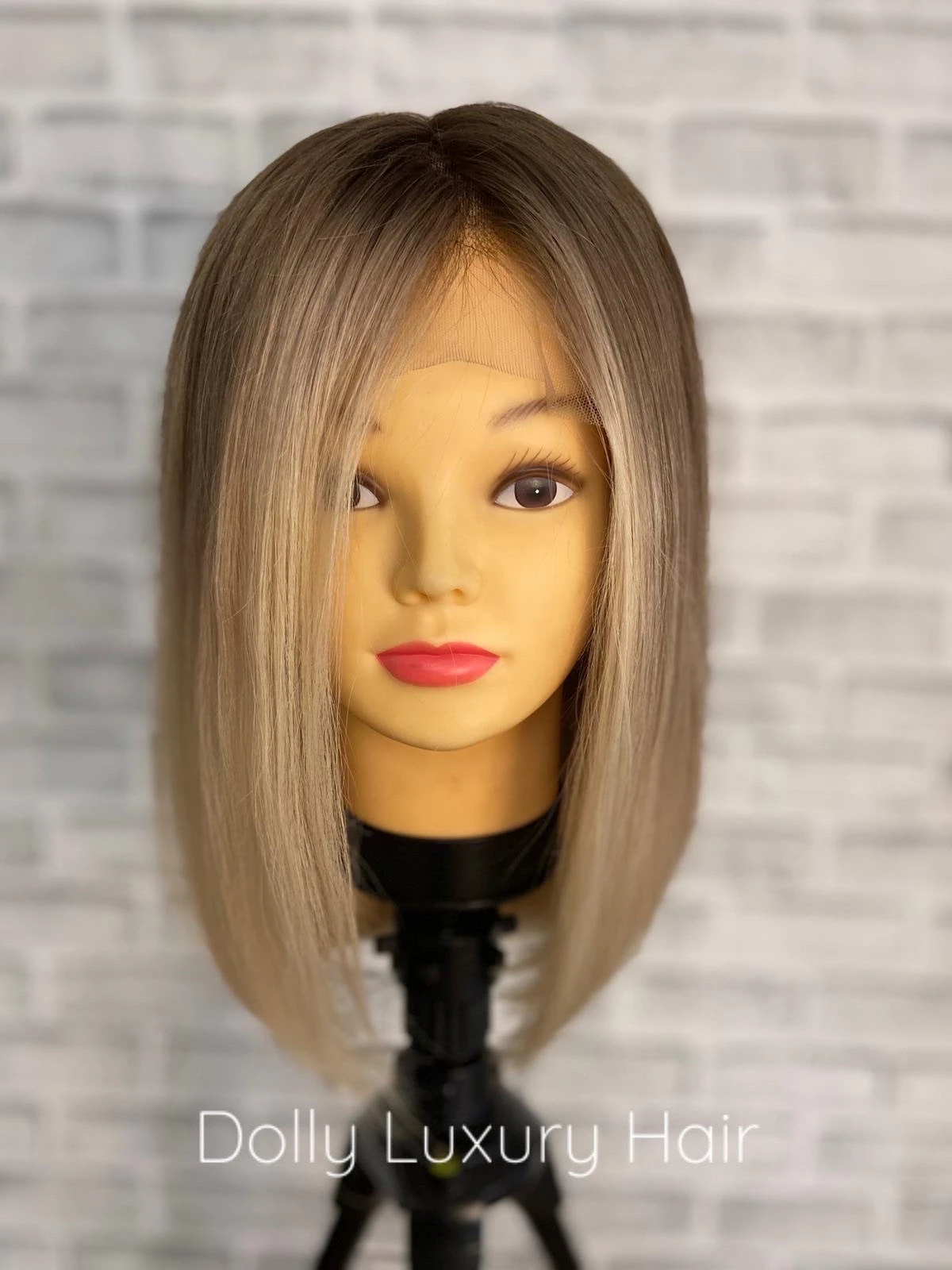 ELIANA | Luxe Golden Blonde Balayage Human Hair Swiss 13x4 Lace Front Glueless WigBleached Knots Transparent Lace Full Lace Upgrade Available - Image 3