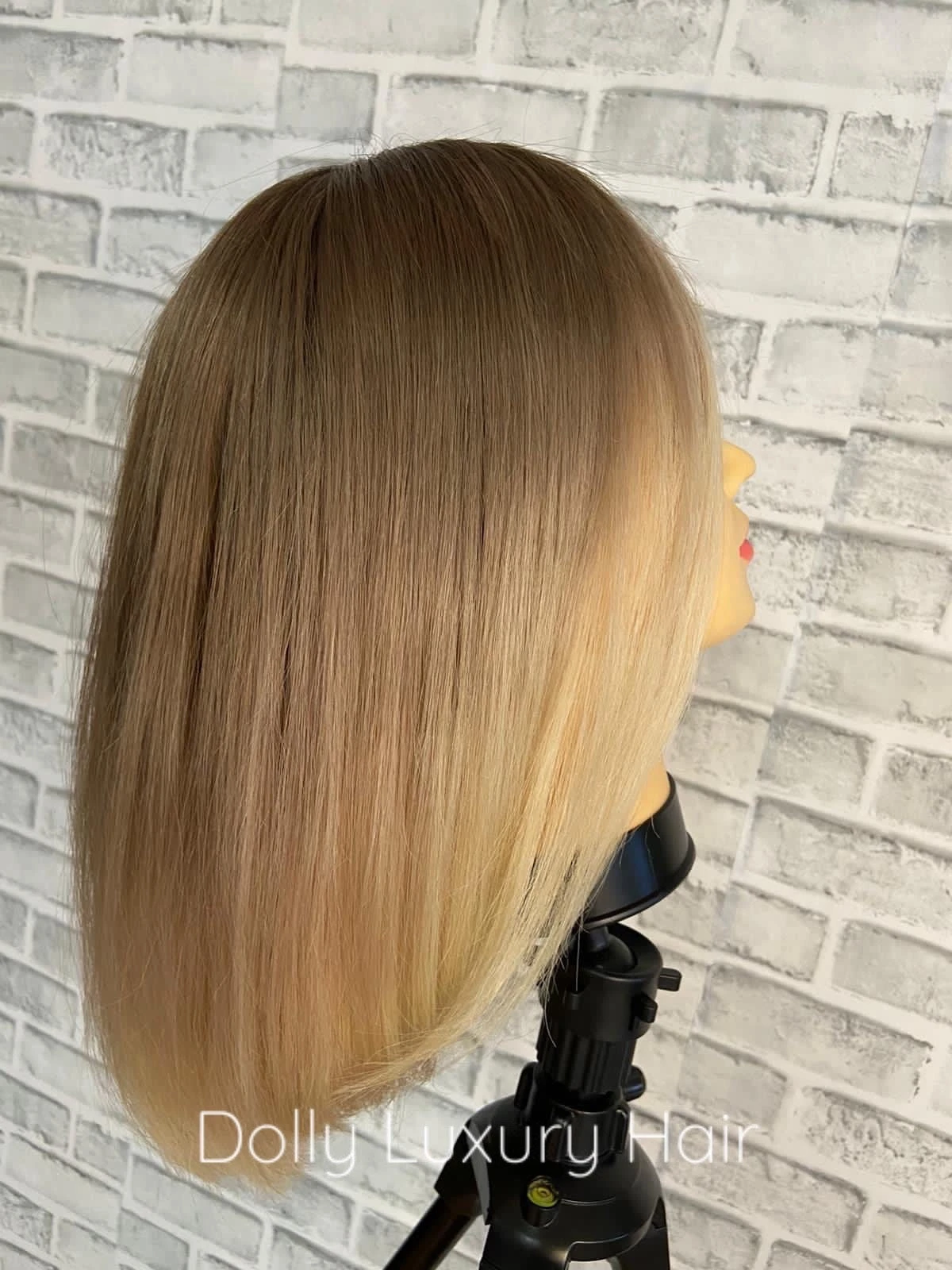 ELIANA | Luxe Golden Blonde Balayage Human Hair Swiss 13x4 Lace Front Glueless WigBleached Knots Transparent Lace Full Lace Upgrade Available - Image 6