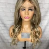 READY TO SHIP Luxury 22” 150% 13x4 Lace Front Ash Blonde And Brown Balayage Wig Human Hair Swiss Glueless Sale Bleached Knots