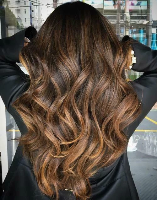 Luxury Dark Brown Caramel Blonde Balayage Highlight 100% Human Hair Swiss 13x4 Lace Front Glueless Wig U-Part, 360 Or Full Lace Upgrade Available