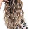 Luxury Caramel BlondeCurly Balayage 100% Human Hair Swiss 13x4 Lace Front Glueless Wig Wavy U-Part, 360 Or Full Lace Upgrade Available