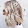 Luxury Balayage Highlight Medium Ash Blonde Platinum 100% Human Hair Swiss 13x4 Lace Front Wig U-Part, 360 Or Full Lace Upgrade Available