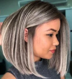 Luxury Platinum Blonde With Dark Lowlights 100% Human Hair Swiss 13x4 Lace Front Glueless Wig Wavy U-Part, 360 Or Full Lace Upgrade Available