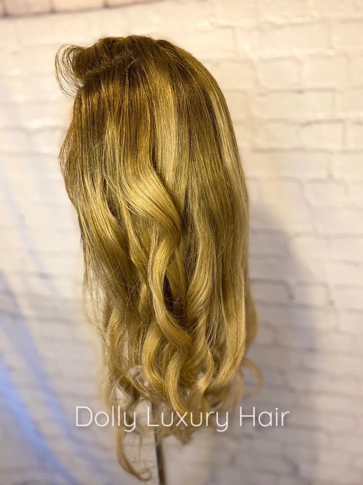 Luxury Honey Blonde Ombre Balayage Highlight 100% Human Hair Swiss 13x4 Lace Front Glueless Wig U-Part, 360 Or Full Lace Upgrade Available - Image 2