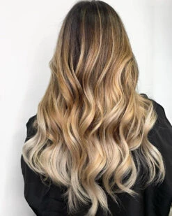 Luxury Warm Caramel Blonde Balayage Money Pieces 100% Human Hair Swiss 13x4 Lace Front Wig Wavy U-Part, 360 Or Full Lace Upgrade Available