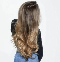 Luxury Caramel Blonde Balayage Highlight Ombre 100% Human Hair Swiss 13x4 Lace Front Glueless Wig U-Part, 360 Or Full Lace Upgrade Available