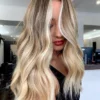 Luxury Platinum Blondeon Brown Hair 100% Human Hair Swiss 13x4 Lace Front Glueless Wig Wavy U-Part, 360 Or Full Lace Upgrade Available
