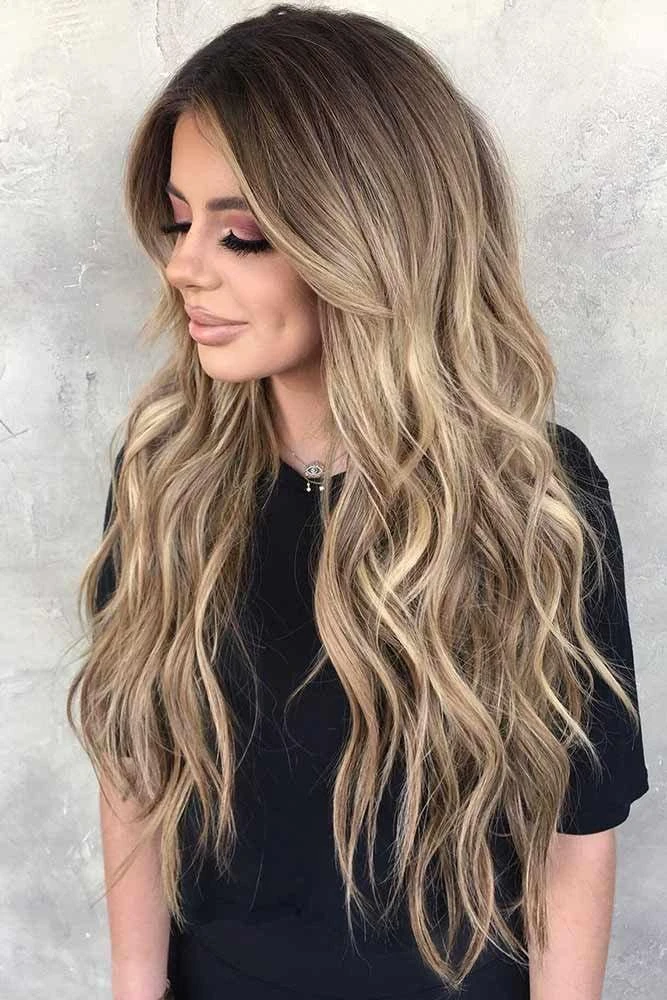 Luxury Toasted Ash Blonde Balayage 100% Human Hair Swiss 13x4 Lace Front Glueless Wig Wavy U-Part, 360 Or Full Lace Upgrade Available