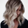 Luxury Ash Icy Sandy BlondeBalayage 100% Human Hair Swiss 13x4 Lace Front Glueless Wig U-Part, 360 Or Full Lace Upgrade Available