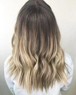 Luxury Ash Blonde Ombre Balayage 100% Human Hair Swiss 13x4 Lace Front Glueless Wig U-Part, 360 Or Full Lace Upgrade Available