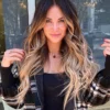 Luxury Reddish Brown Roots And Blonde Tips Hair Balayage 100% Human Hair Swiss 13x4 Lace Front Wig Wavy U-Part Or Full Lace Upgrade Available