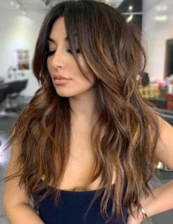 Luxury Dark Ash Brown Balayage 100% Human Hair Swiss 13x4 Lace Front Glueless Wig Wavy U-Part, 360 Or Full Lace Upgrade Available