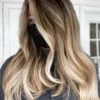 Luxury Cool And Warm Blonde Air Touch Balayage 100% Human Hair Swiss 13x4 Lace Front Glueless Wig Wavy U-Part, 360 Or Full Lace Upgrade Available