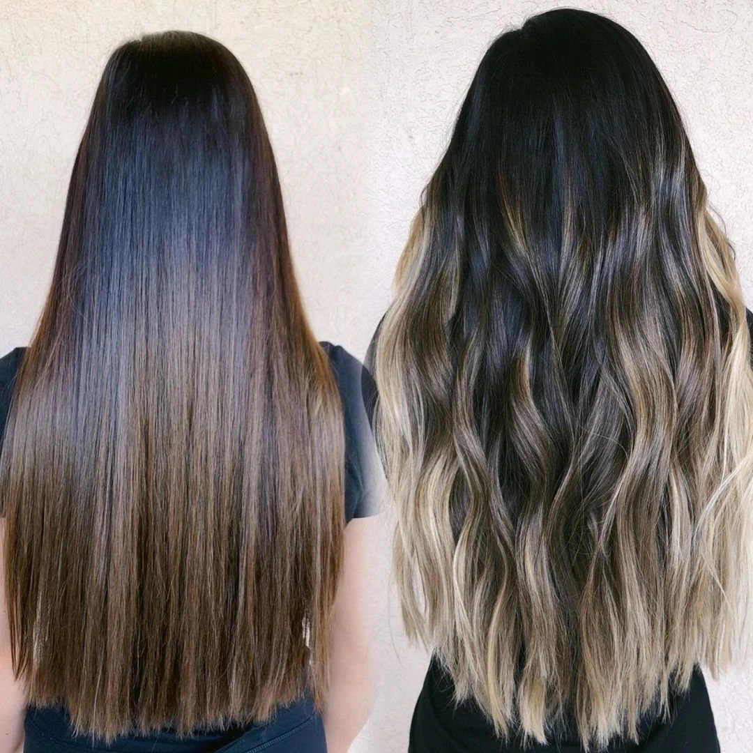 Luxury Dirty Blonde Balayage 100% Human Hair Swiss 13x4 Lace Front Glueless Wig Wavy U-Part, 360 Or Full Lace Upgrade Available