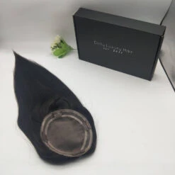 Luxury Natural Black #1B Jewish Hair Toppers Long Straight Natural Color Closure Women Toupee European Remy Hair Mono 100% Human Hair Wig