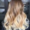 Luxury Sunny Blonde Balayage Highlight 100% Human Hair Swiss 13x4 Lace Front Glueless Wig U-Part, 360 Or Full Lace Upgrade Available