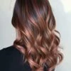 Luxury Copper Brown Balayage Highlight100% Human Hair Swiss 13x4 Lace Front Glueless Wig U-Part, 360 Or Full Lace Upgrade Available