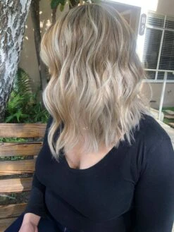 Luxury Brown Ash Platinum Blonde Balayage Highlight 100% Human Hair Swiss 13x4 Lace Front Glueless Wig U-Part, 360 Or Full Lace Upgrade Available