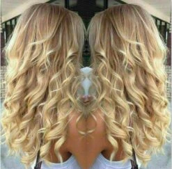 Luxury Remy Balayage Highlight Brown Honey Blonde 100% Human Hair Swiss 13x4 Lace Front Wig Wavy U-Part, 360 Or Full Lace Upgrade Available