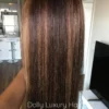 Luxury Dark And Light Brown Balayage Highlight Blonde 100% Human Hair Swiss 13x4 Lace Front Wig U-Part, 360 Or Full Lace Upgrade Available