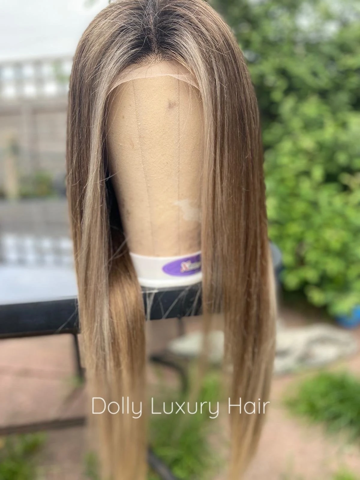 Luxury Ash Blonde Balayage Highlight 100% Human Hair Swiss 13x4 Lace Front Glueless WigU-Part, 360 Or Full Lace Upgrade Available - Image 3