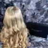 Luxury Dirty Mousy Light Blonde Ombre 100% Human Hair Swiss 13x4 Lace Front Glueless Wig U-Part, 360 Or Full Lace Upgrade Available