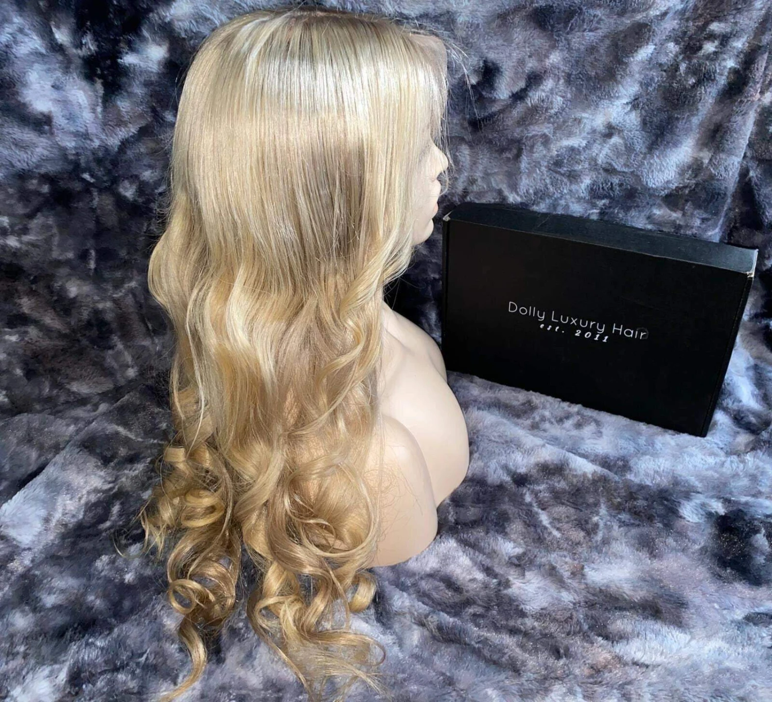 Luxury Dirty Mousy Light Blonde Ombre 100% Human Hair Swiss 13x4 Lace Front Glueless Wig U-Part, 360 Or Full Lace Upgrade Available - Image 7