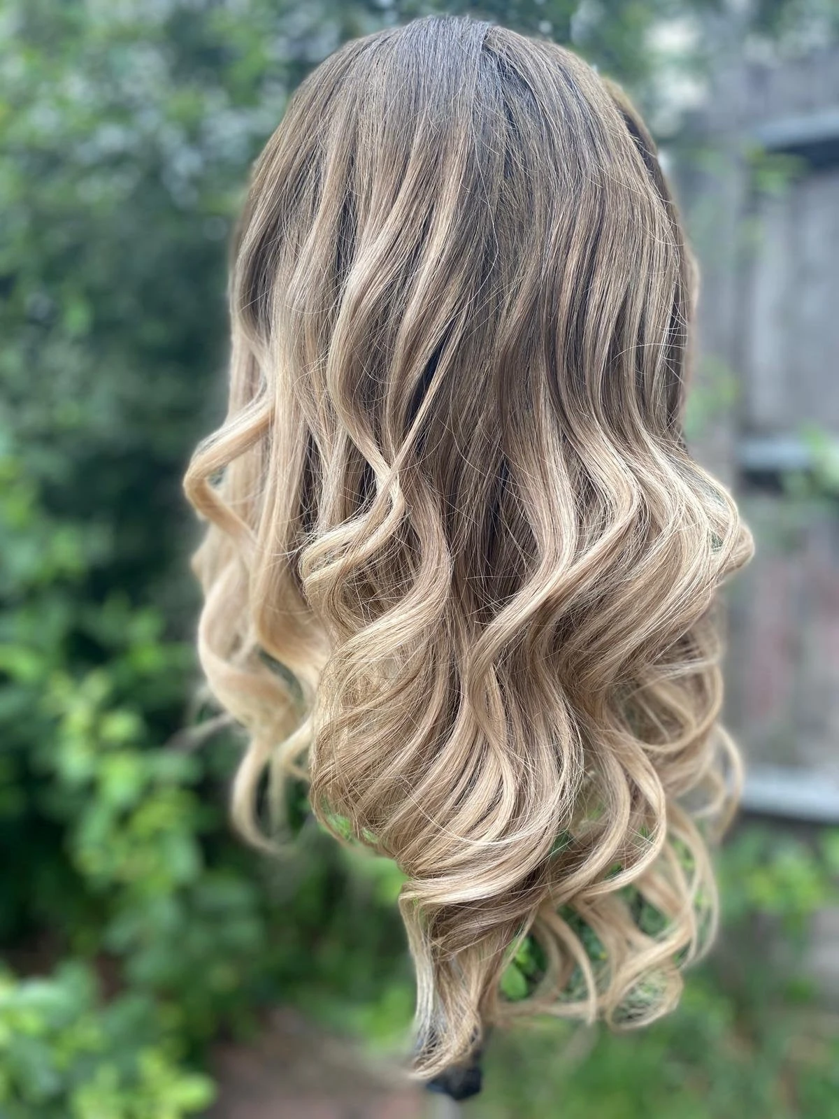 Luxury Dark Brown Ash Blonde Balayage Highlight 100% Human Hair Swiss 13x4 Lace Front Glueless Wig U-Part, 360 Or Full Lace Upgrade Available - Image 4