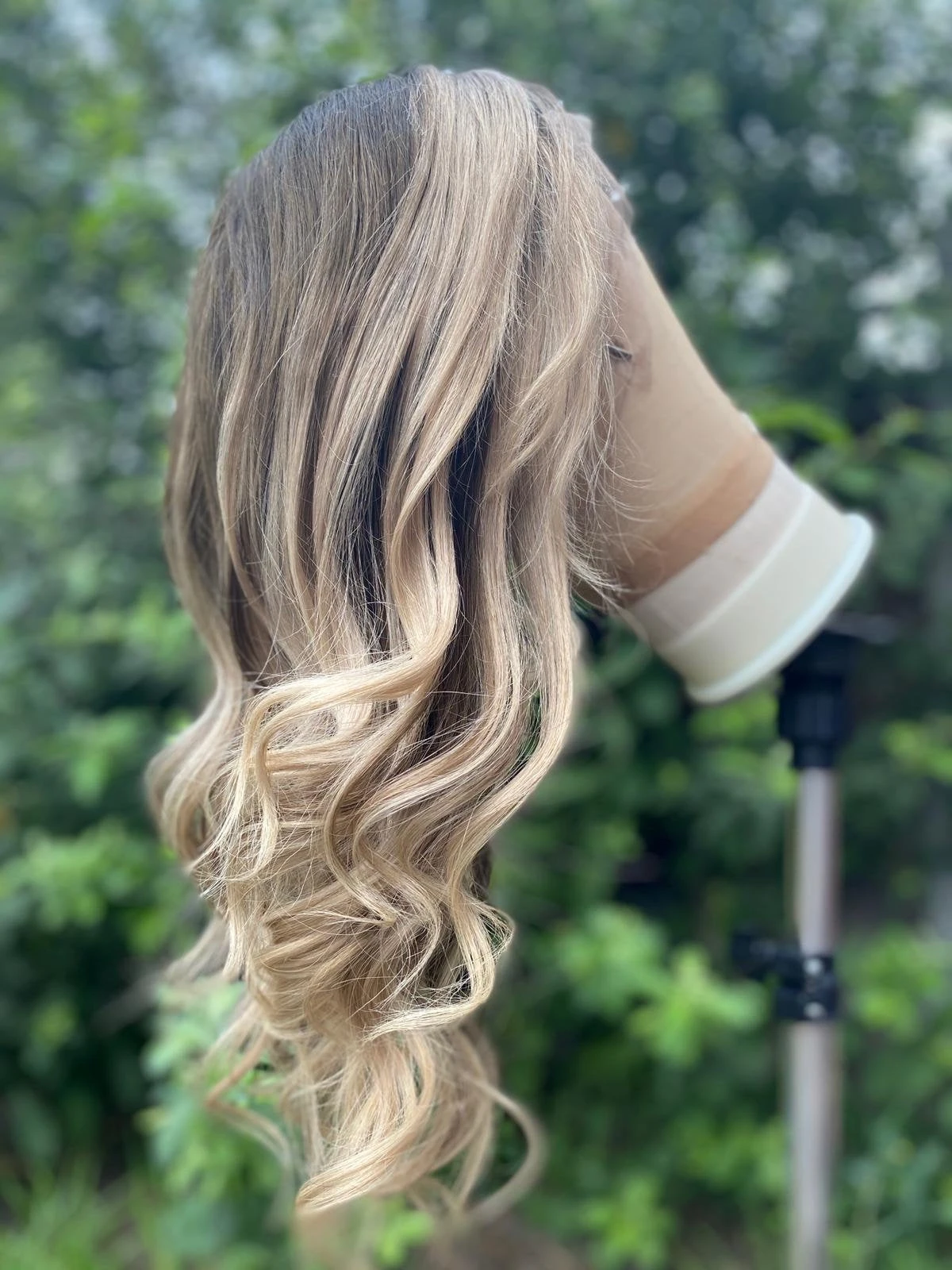 Luxury Dark Brown Ash Blonde Balayage Highlight 100% Human Hair Swiss 13x4 Lace Front Glueless Wig U-Part, 360 Or Full Lace Upgrade Available - Image 9