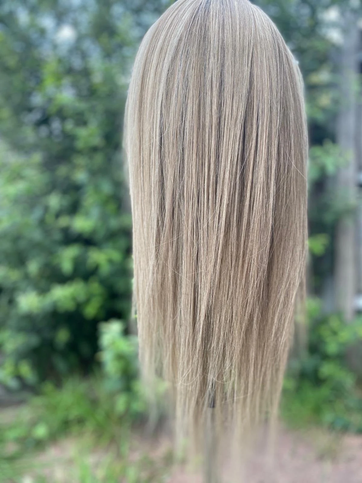 Luxury Balayage Highlight Light Ash Blonde 100% Human Hair Swiss 13x4 Lace Front Glueless Wig U-Part, 360 Or Full Lace Upgrade Available - Image 5