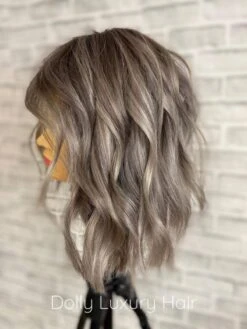 ALASKA | Luxe Cold Grey Balayage 100% Human Hair Swiss 13x4 Lace Front Glueless WigBleached Knots Transparent Lace Full Lace Upgrade Available